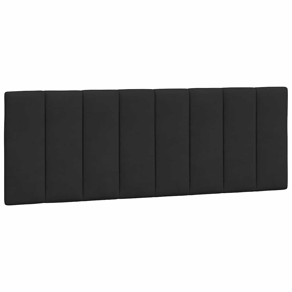 Cadre de lit sans matelas Hanko noir 120x200 cm velours