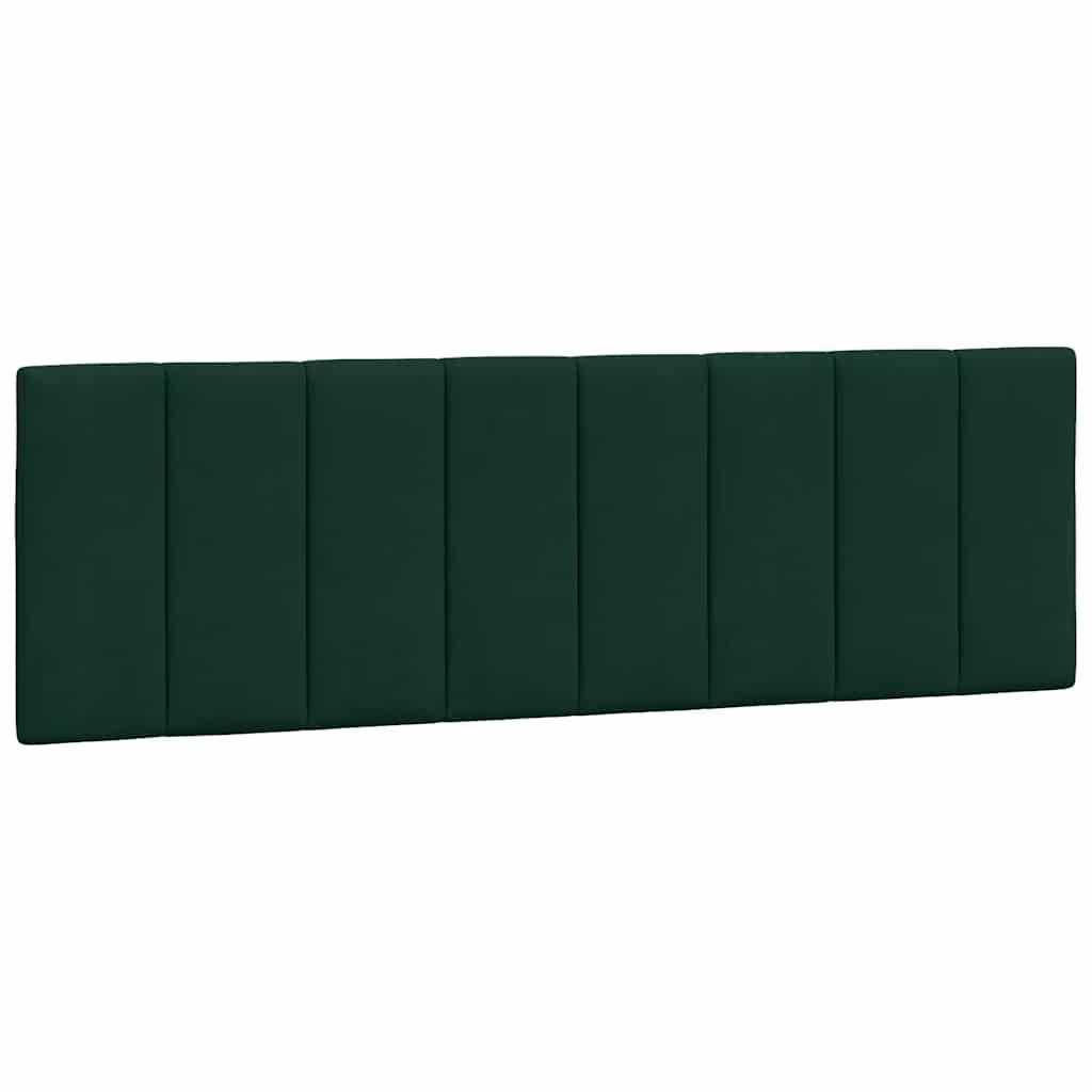 Cadre de lit sans matelas Hanko vert foncé 160x200 cm velours - XIOS