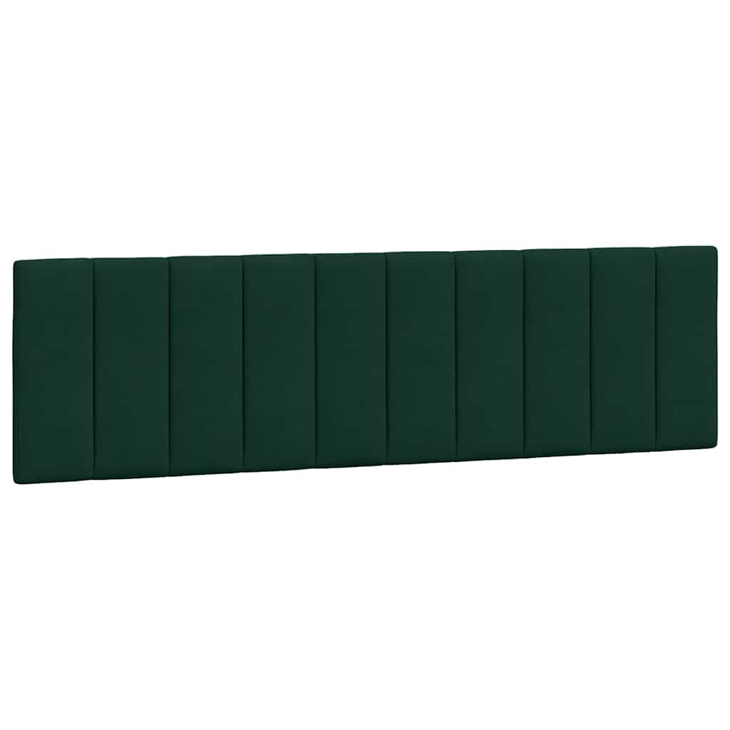 Cadre de lit sans matelas Hanko vert foncé 180x200 cm velours - XIOS