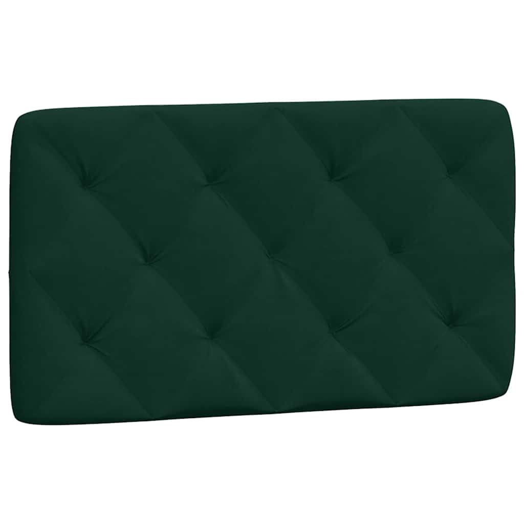 Cadre de lit sans matelas vert foncé 90x190 cm velours - XIOS