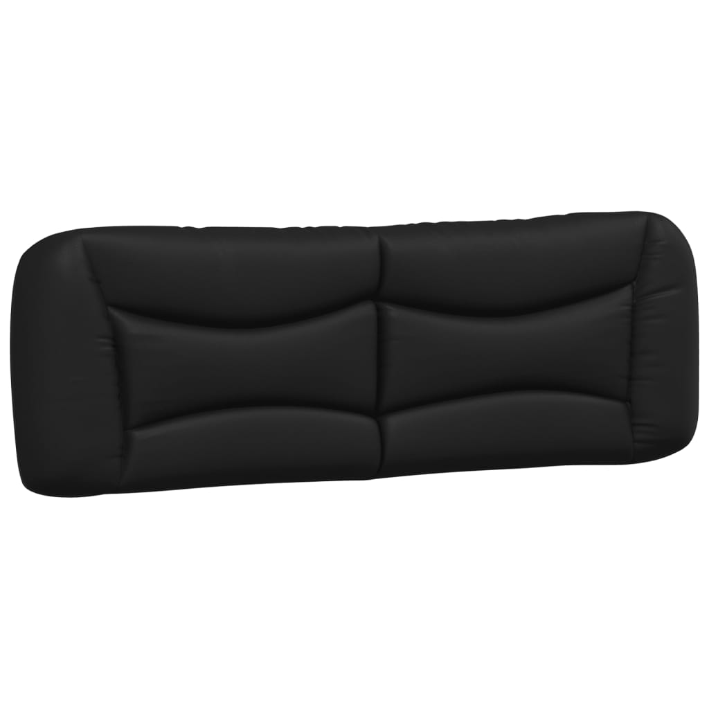 Cadre de lit sans matelas noir 160x200 cm similicuir - XIOS