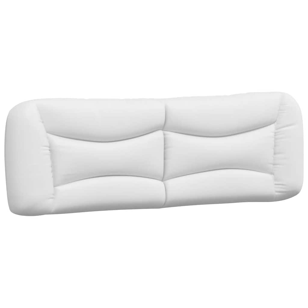 Cadre de lit sans matelas Hvar blanc 160x200 cm similicuir