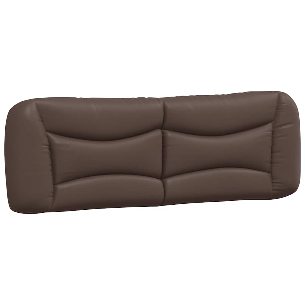 Cadre de lit sans matelas Hvar marron 160x200 cm similicuir