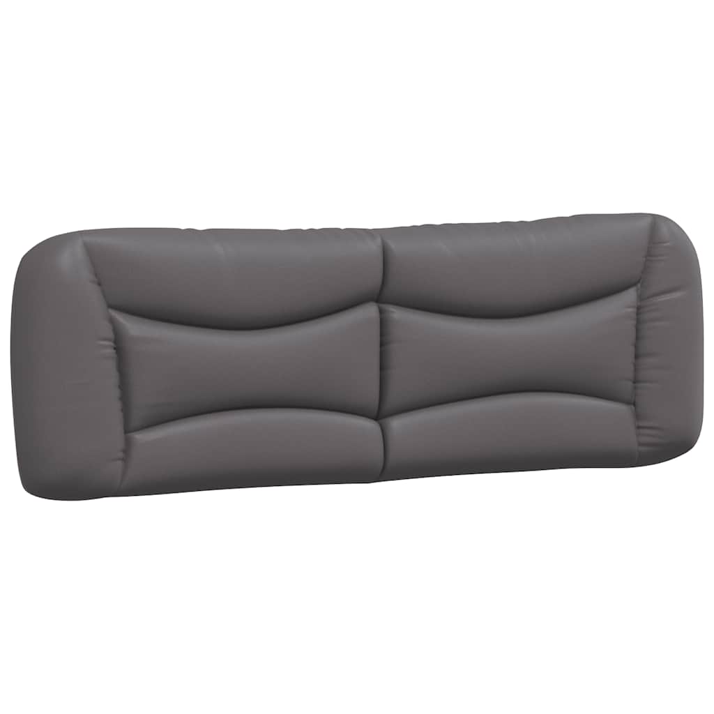 Cadre de lit sans matelas Hvar gris 160x200 cm similicuir