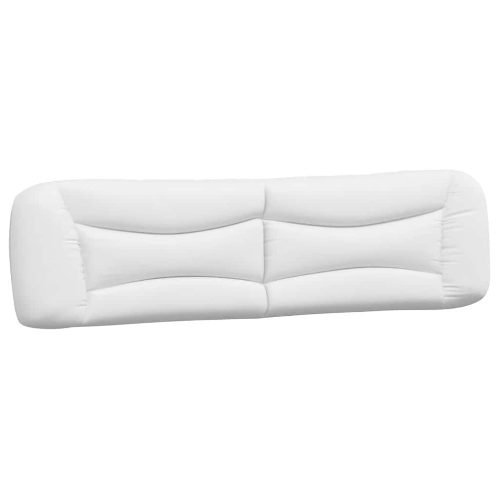 Cadre de lit sans matelas Hvar blanc 200x200 cm similicuir - XIOS