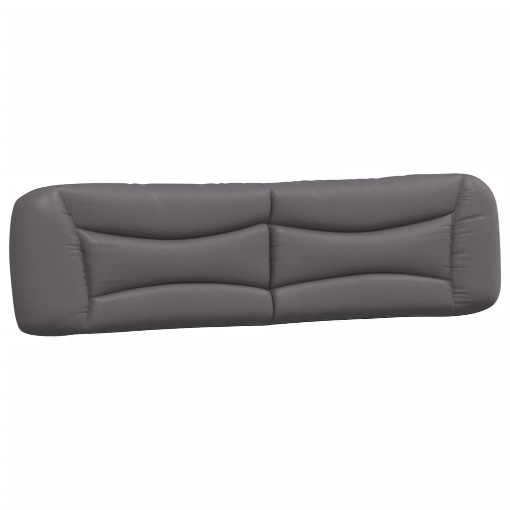 Cadre de lit sans matelas Hvar gris 200x200 cm similicuir - XIOS
