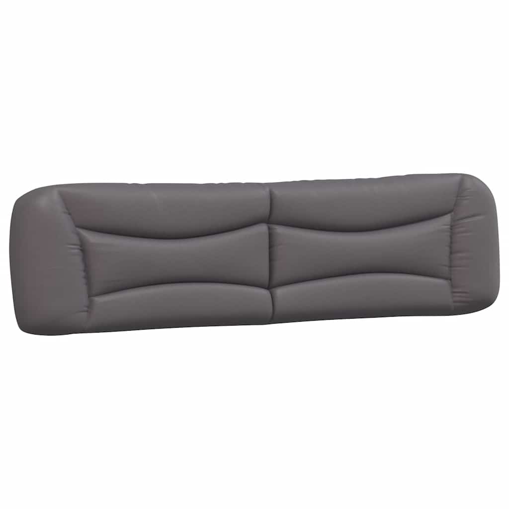 Cadre de lit sans matelas Hvar gris 200x200 cm similicuir - XIOS