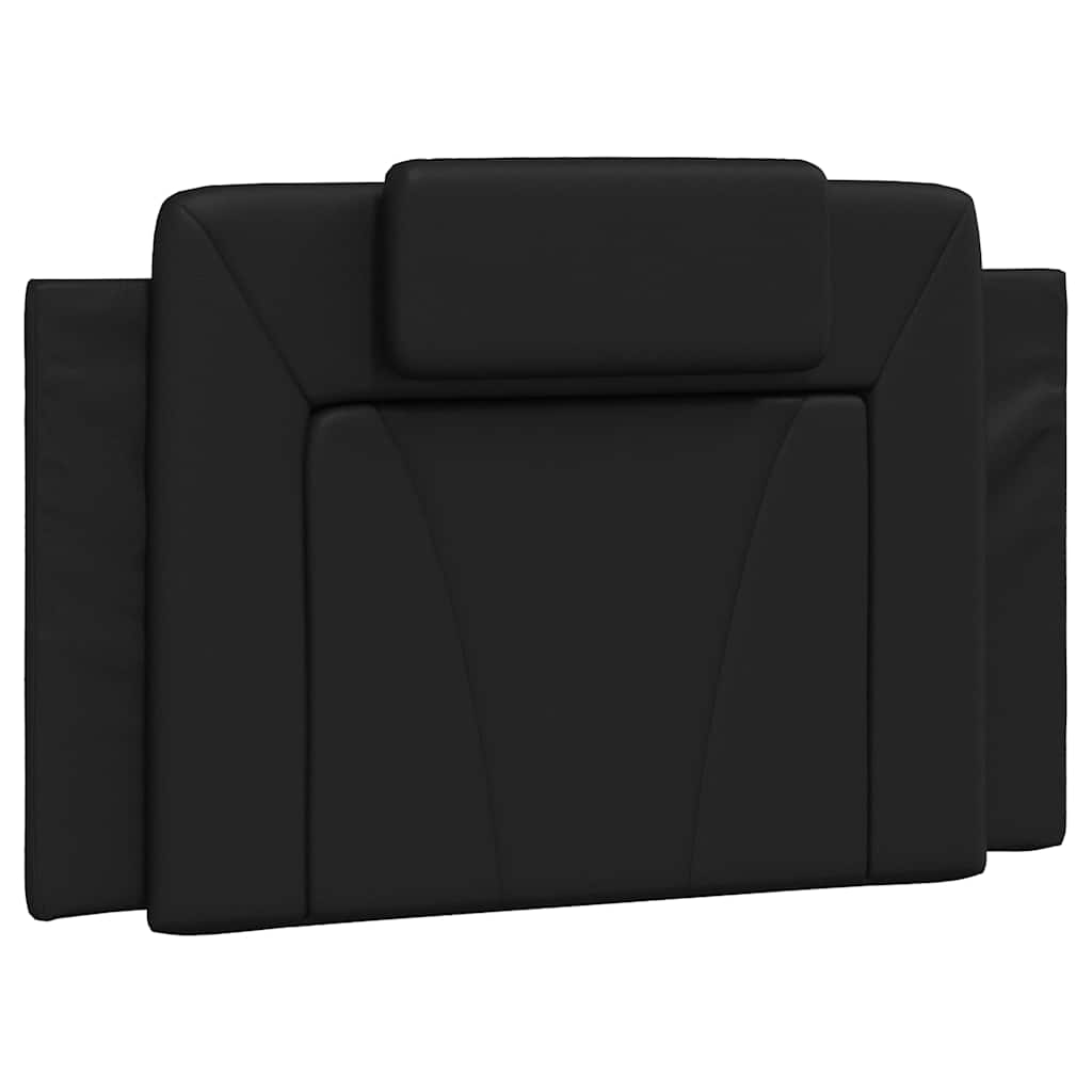 Cadre de lit Viana sans matelas noir 90x190 cm similicuir