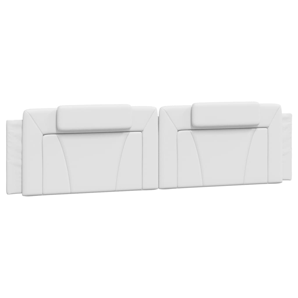 Cadre de lit Viana sans matelas blanc 200x200 cm similicuir - XIOS