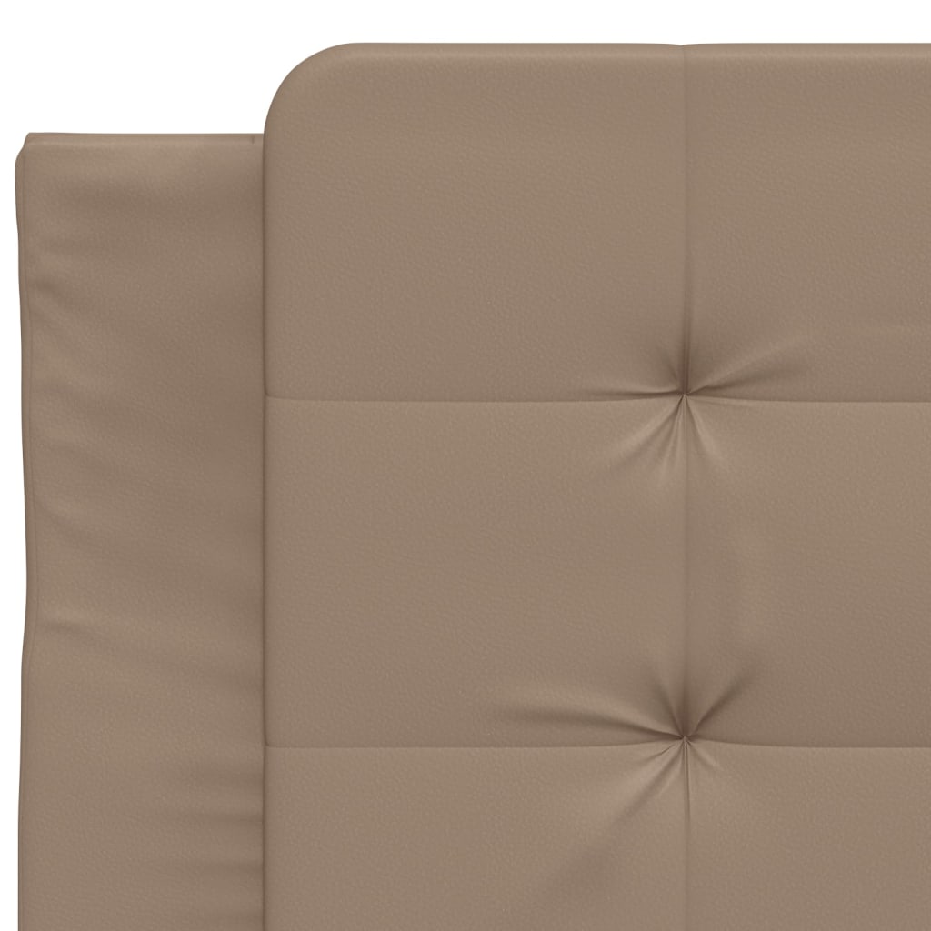 Cadre de lit sans matelas Zadar cappuccino 90x190 cm similicuir - XIOS