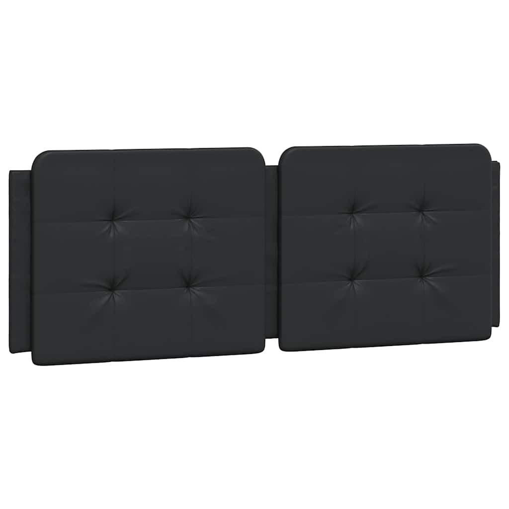Cadre de lit sans matelas Zadar noir 120x200 cm similicuir