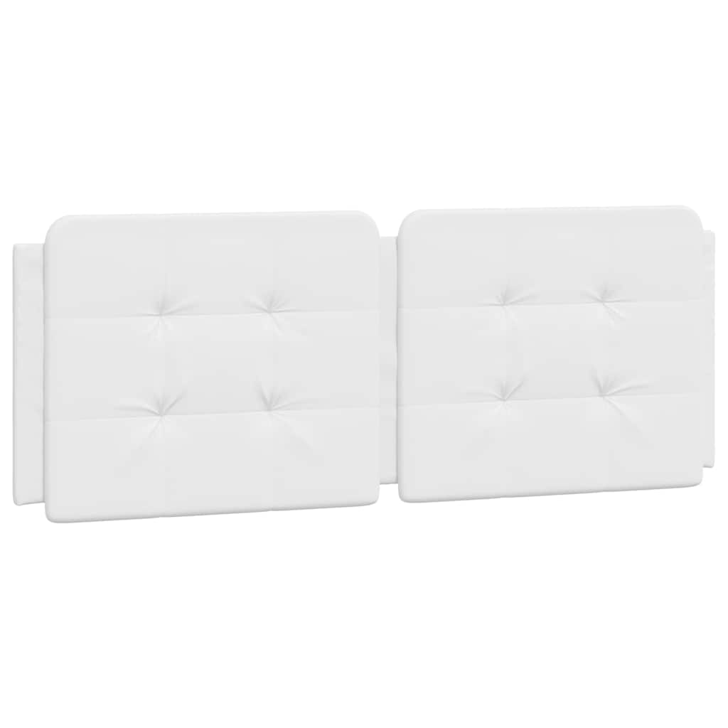 Cadre de lit sans matelas Zadar blanc 120x200 cm similicuir