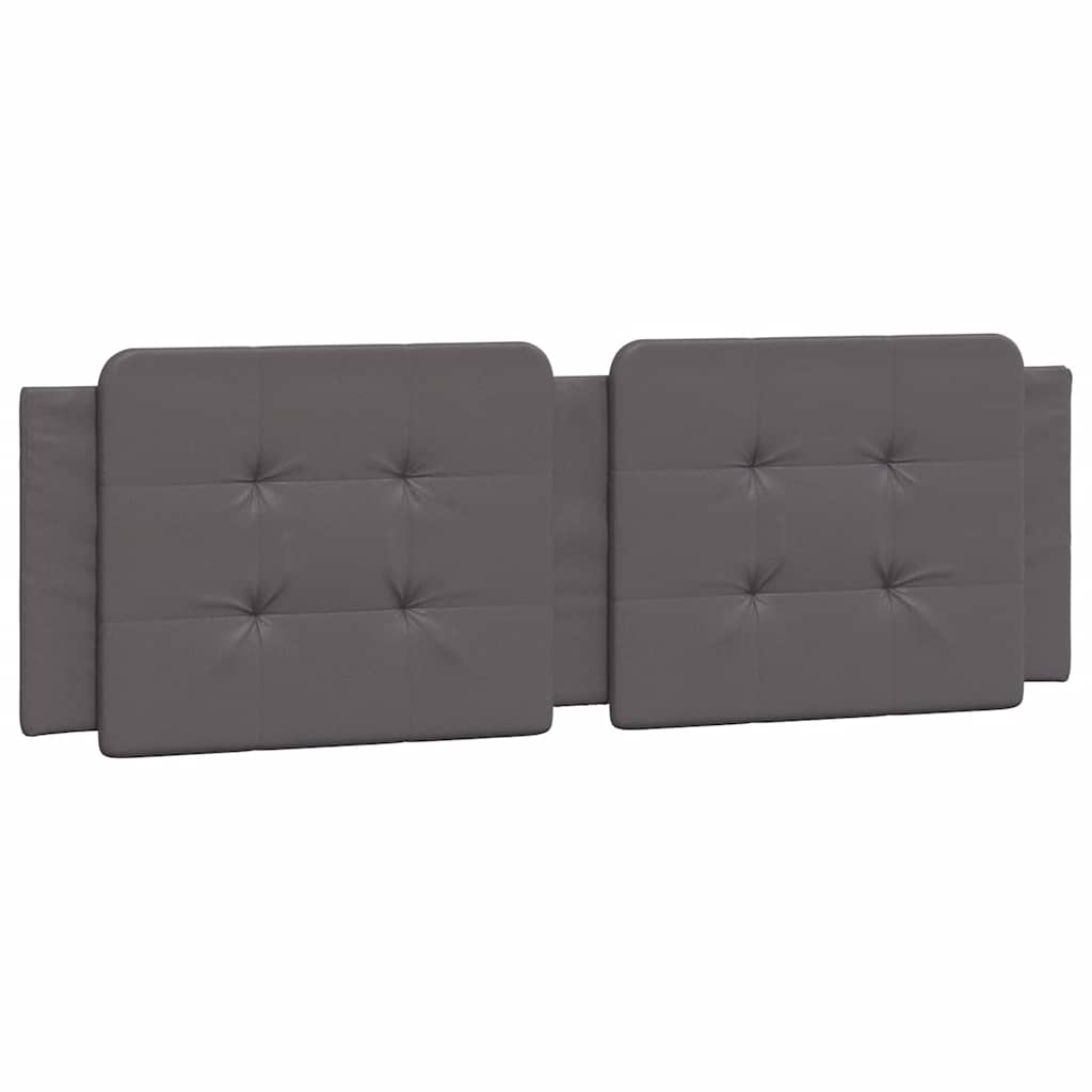 Cadre de lit sans matelas Zadar gris 160x200 cm similicuir - XIOS