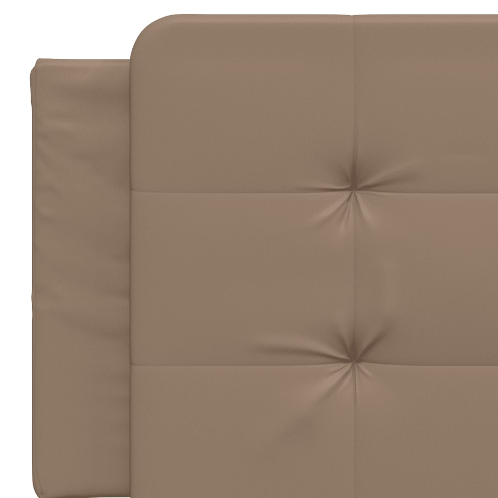 Cadre de lit sans matelas Zadar cappuccino 160x200 cm similicuir - XIOS