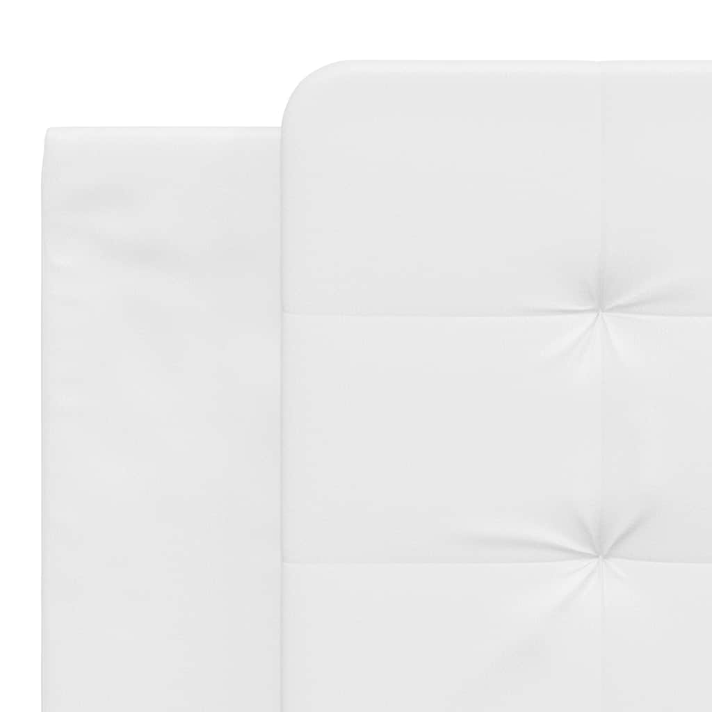 Cadre de lit sans matelas Zadar blanc 180x200 cm similicuir - XIOS