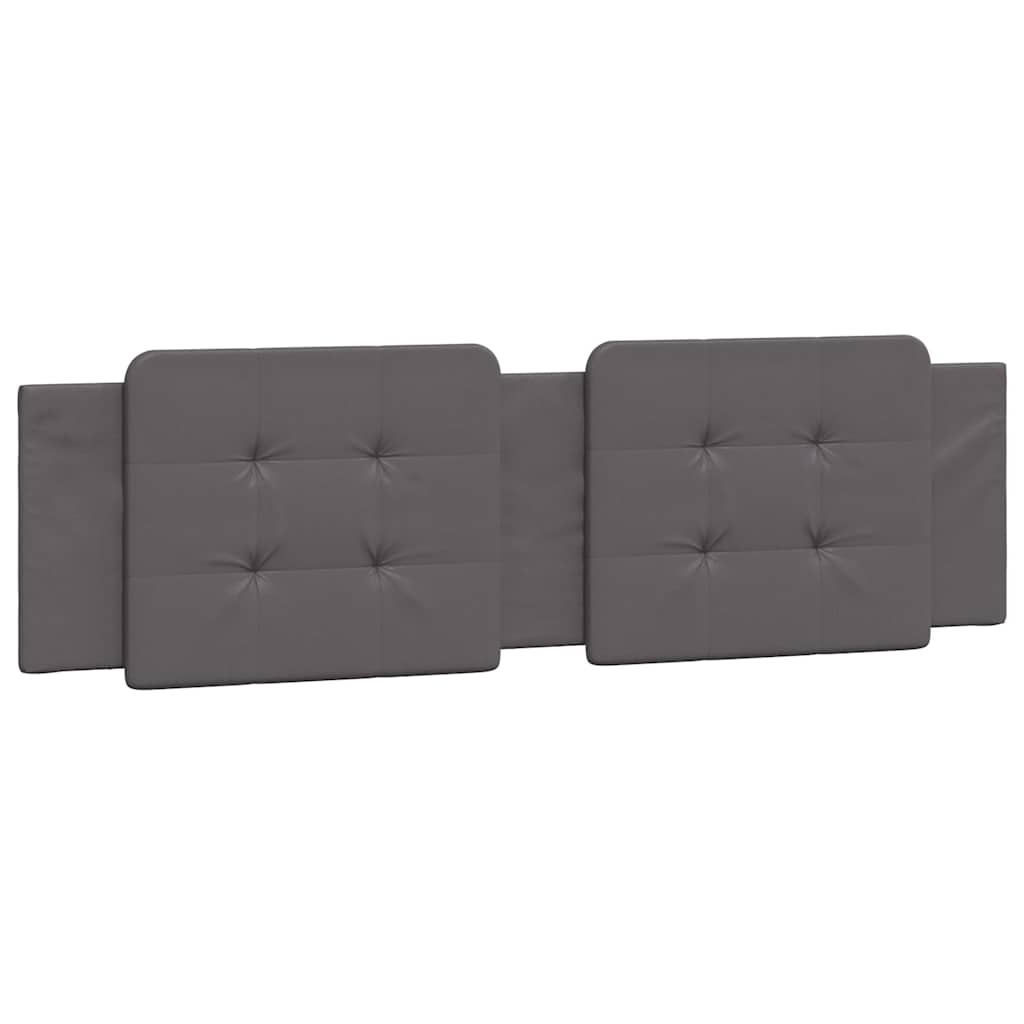 Cadre de lit sans matelas Zadar gris 180x200 cm similicuir - XIOS