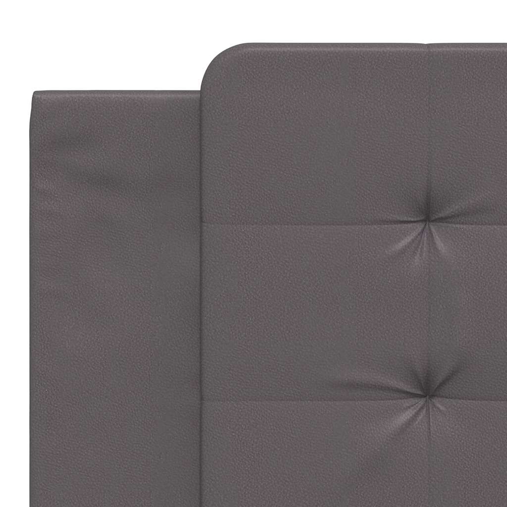 Cadre de lit sans matelas Zadar gris 180x200 cm similicuir - XIOS