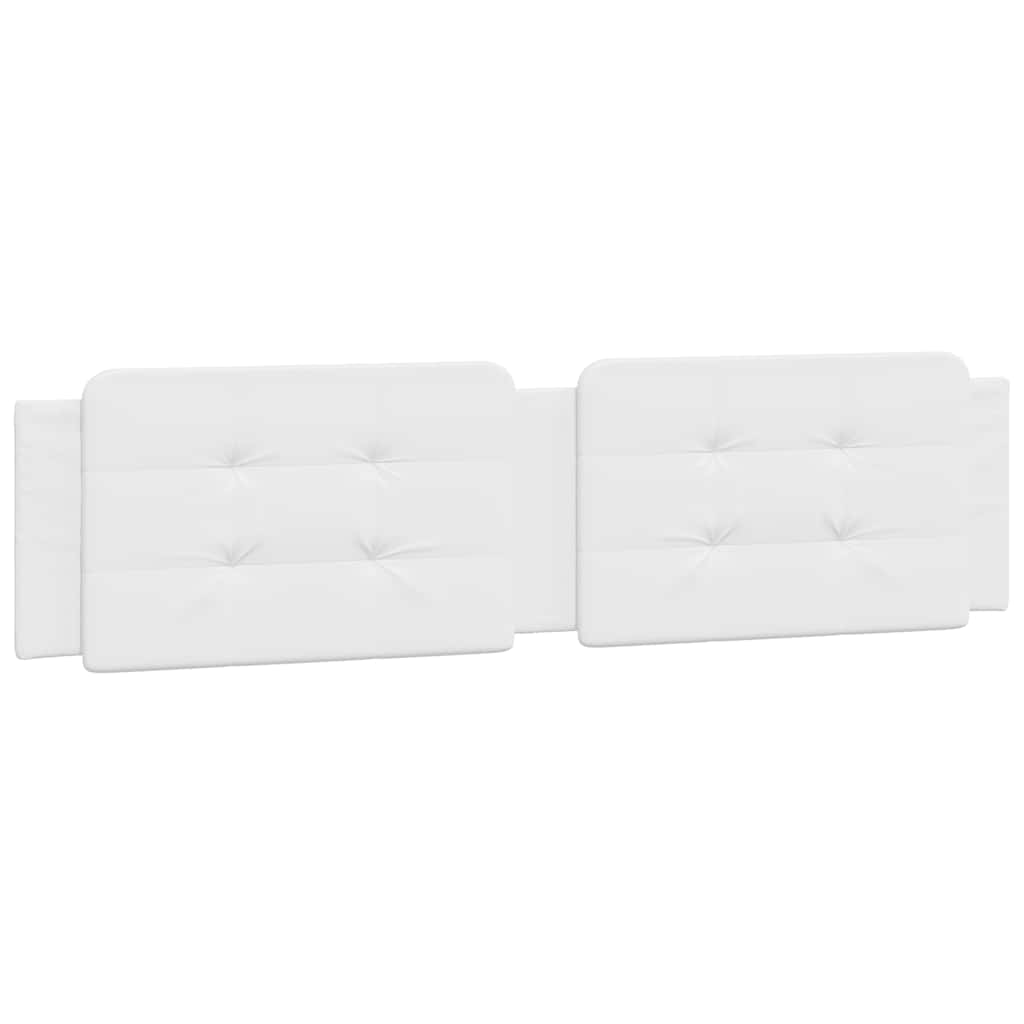 Cadre de lit sans matelas Zadar blanc 200x200 cm similicuir - XIOS