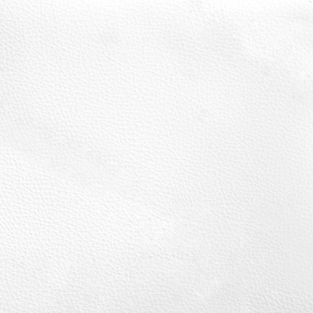 Cadre de lit sans matelas Zadar blanc 200x200 cm similicuir - XIOS