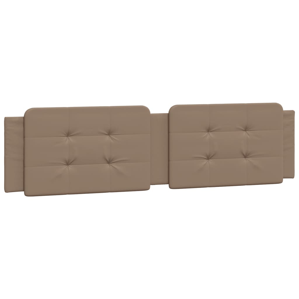 Cadre de lit sans matelas cappuccino 200x200 cm similicuir - XIOS