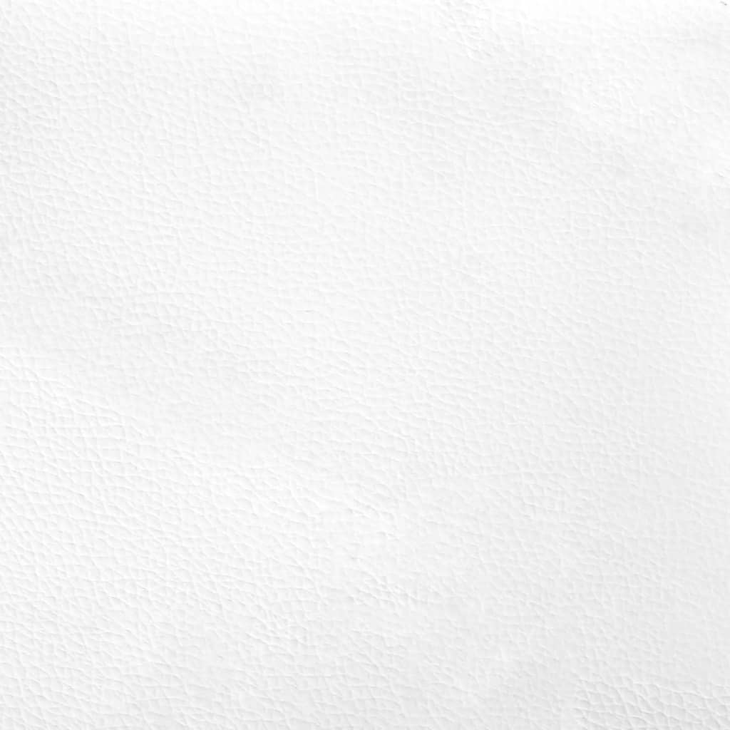 Lit avec matelas Dover blanc 80x200 cm similicuir - XIOS