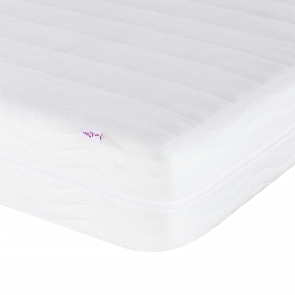 Lit avec matelas Dover noir et blanc 80x200 cm similicuir - XIOS