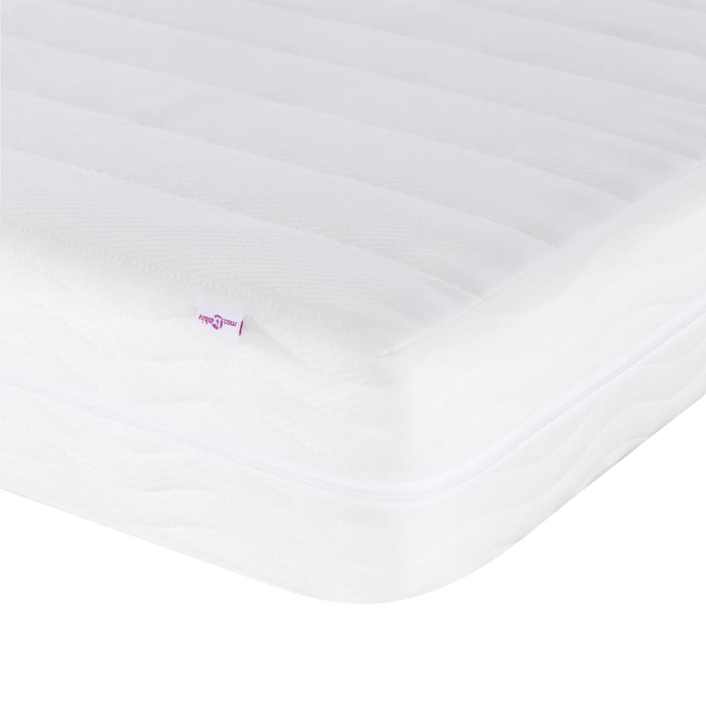 Lit avec matelas Dover blanc et noir 120x200 cm similicuir - XIOS