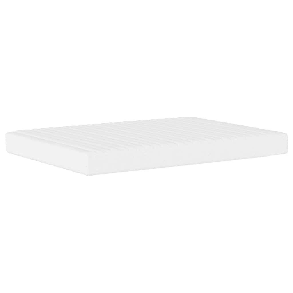 Lit avec matelas Dover blanc et noir 140x200 cm similicuir - XIOS