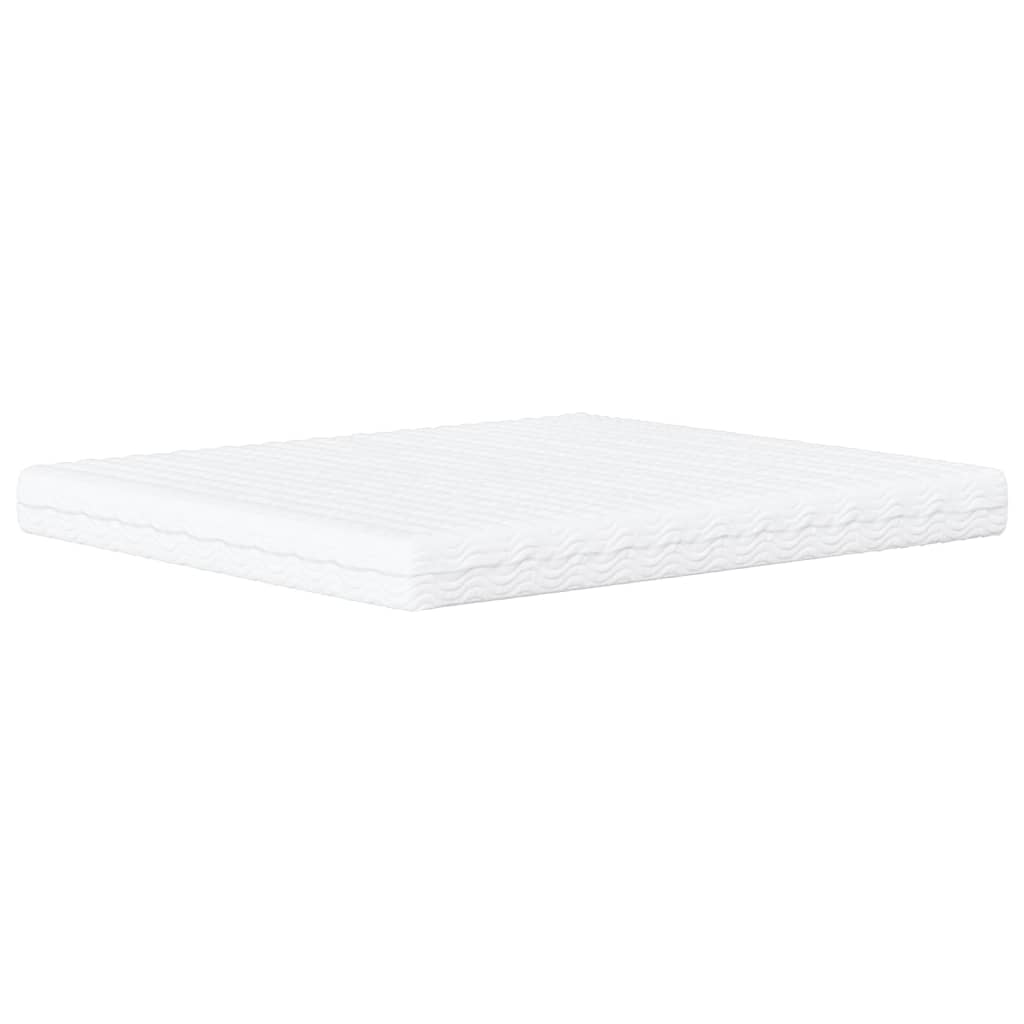 Lit avec matelas Dover noir 180x200 cm tissu - XIOS