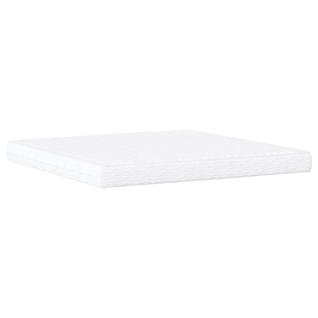 Lit avec matelas Dover gris foncé 200x200 cm tissu