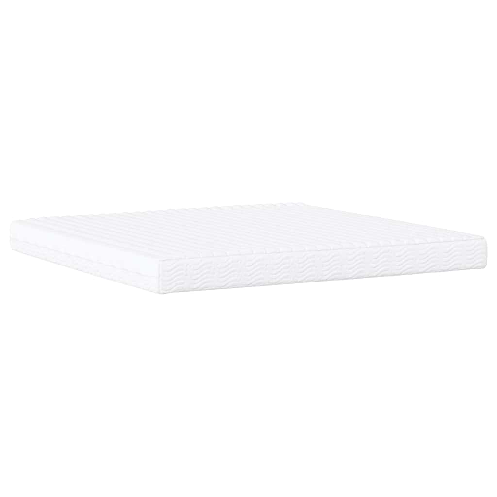 Lit avec matelas Dover bleu 200x200 cm velours - XIOS