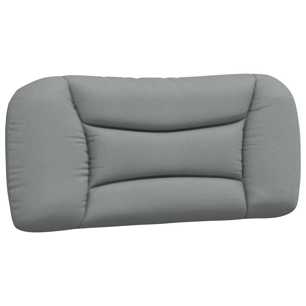 Lit avec matelas Hvar gris clair 90x190 cm tissu