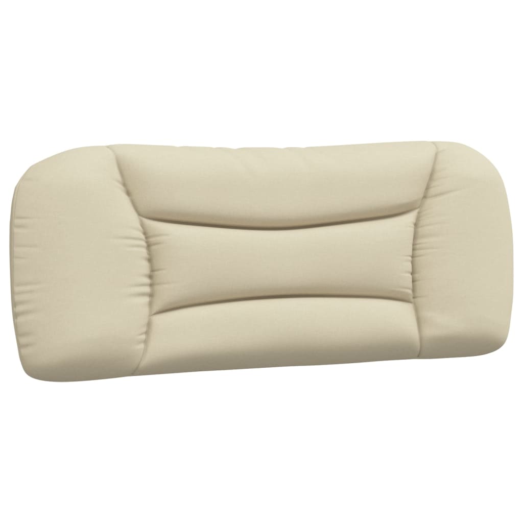 Lit avec matelas Hvar crème 100x200 cm tissu - XIOS