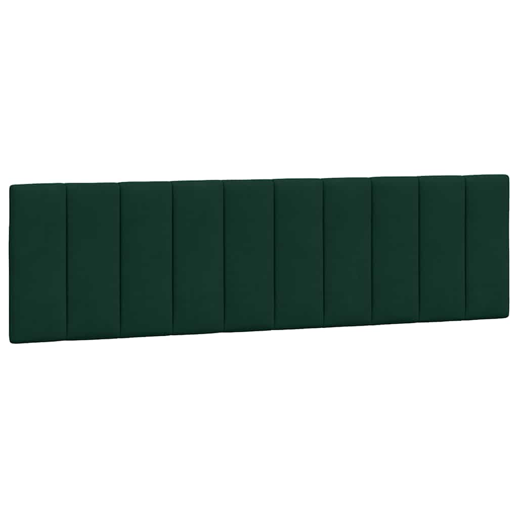 Lit avec matelas Hanko vert foncé 180x200 cm velours - XIOS
