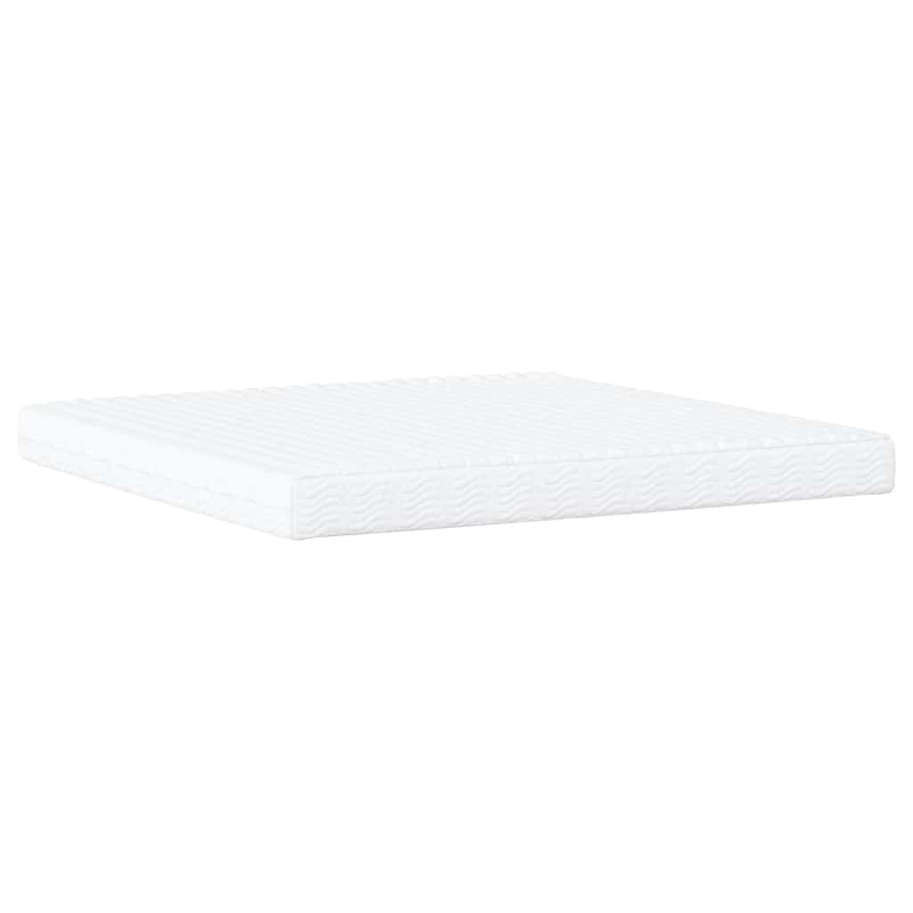 Lit avec matelas Hanko bleu 200x200 cm velours - XIOS