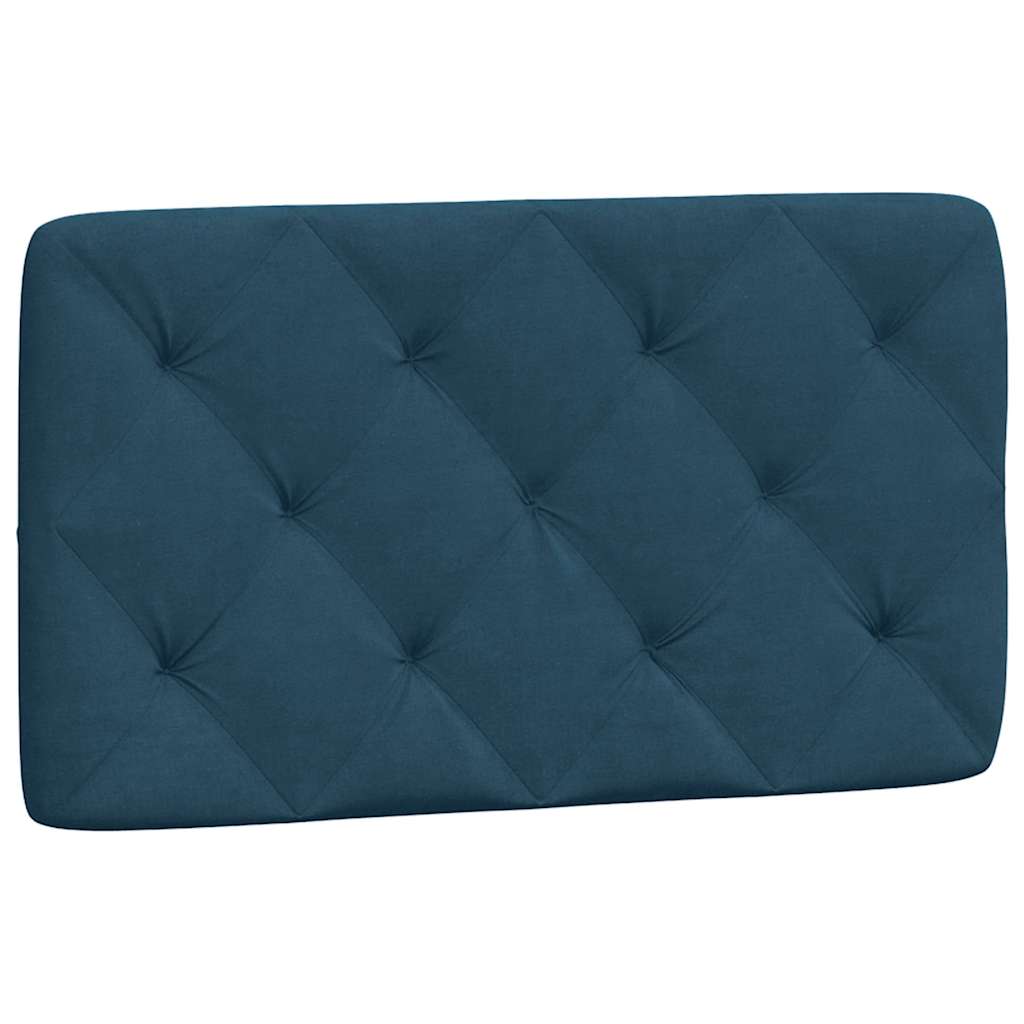 Lit avec matelas bleu 80x200 cm velours - XIOS