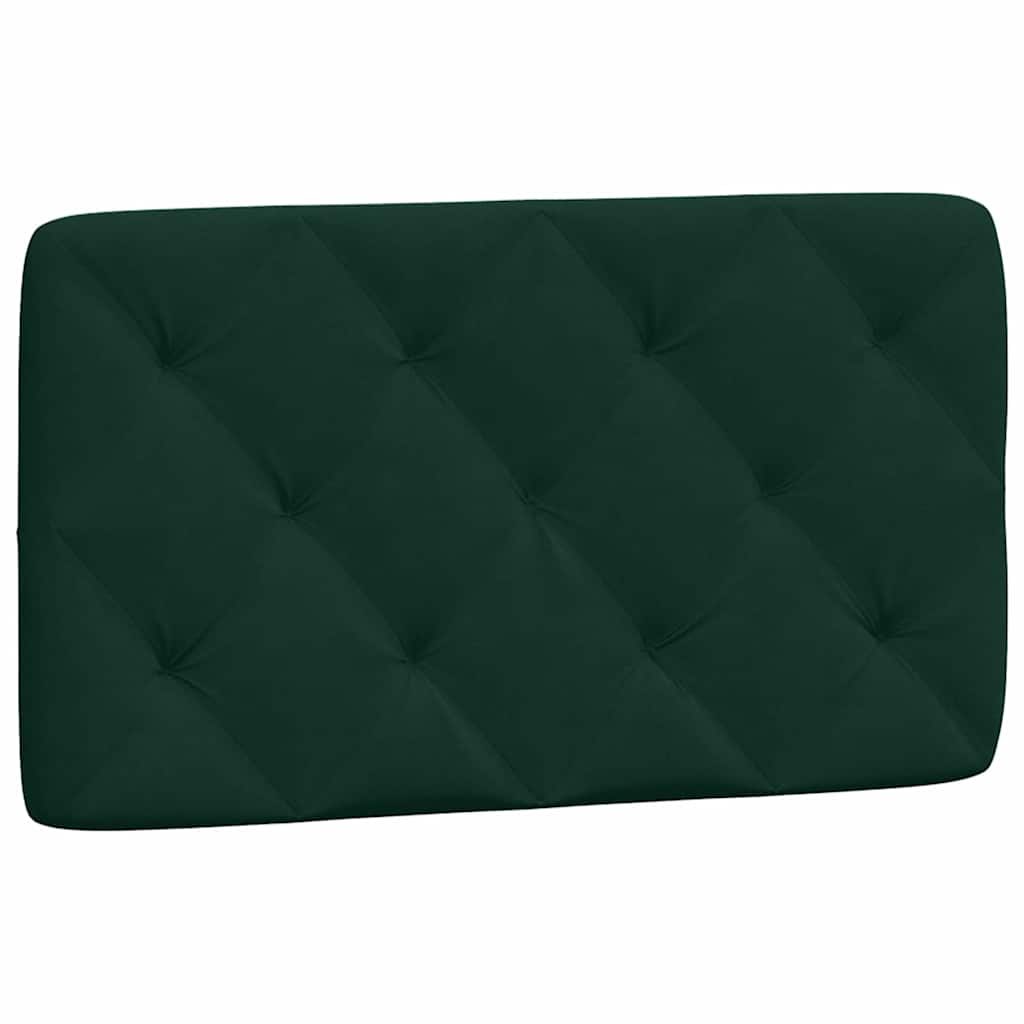Lit avec matelas vert foncé 90x200 cm velours - XIOS