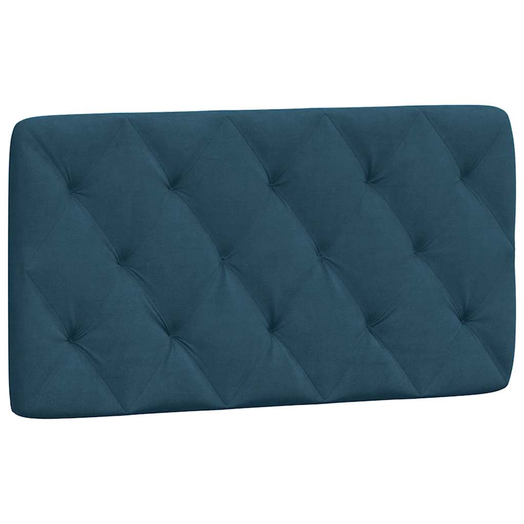 Lit avec matelas bleu 100x200 cm velours - XIOS