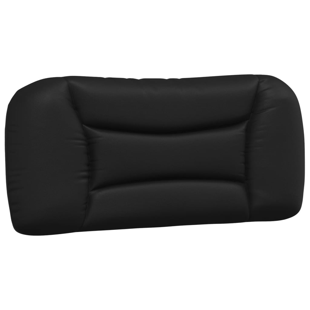 Lit avec matelas Hvar noir 90x190 cm similicuir - XIOS