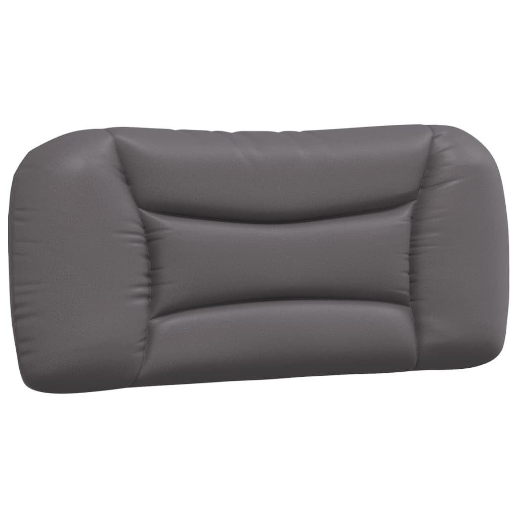 Lit avec matelas Hvar gris 90x190 cm similicuir - XIOS