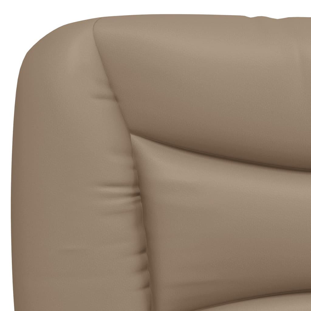 Lit avec matelas Hvar cappuccino 90x190 cm similicuir - XIOS