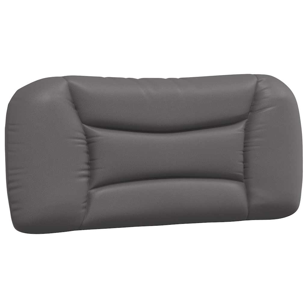 Lit avec matelas Hvar gris 90x200 cm similicuir - XIOS