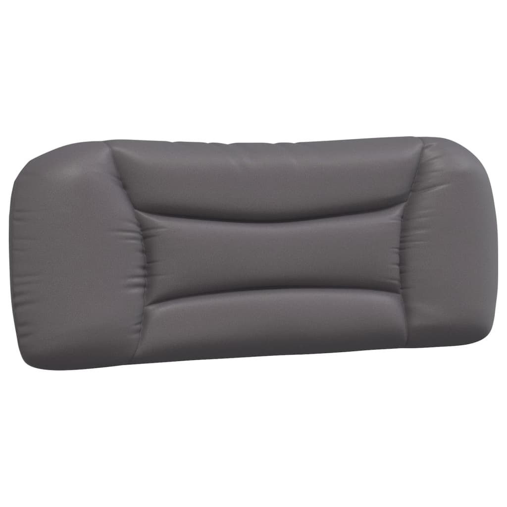 Lit avec matelas Hvar gris 100x200 cm similicuir - XIOS