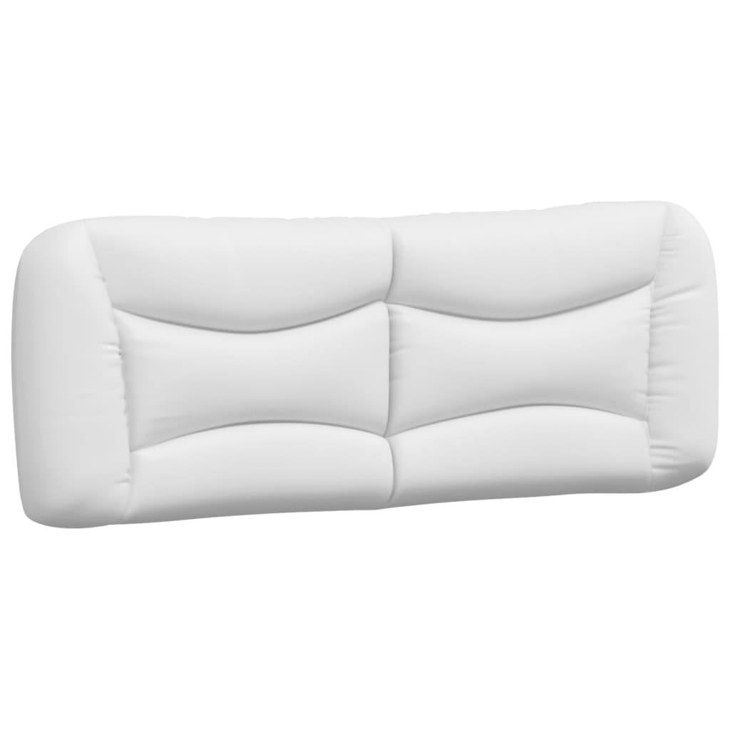 Lit avec matelas Hvar blanc 140x200 cm similicuir - XIOS