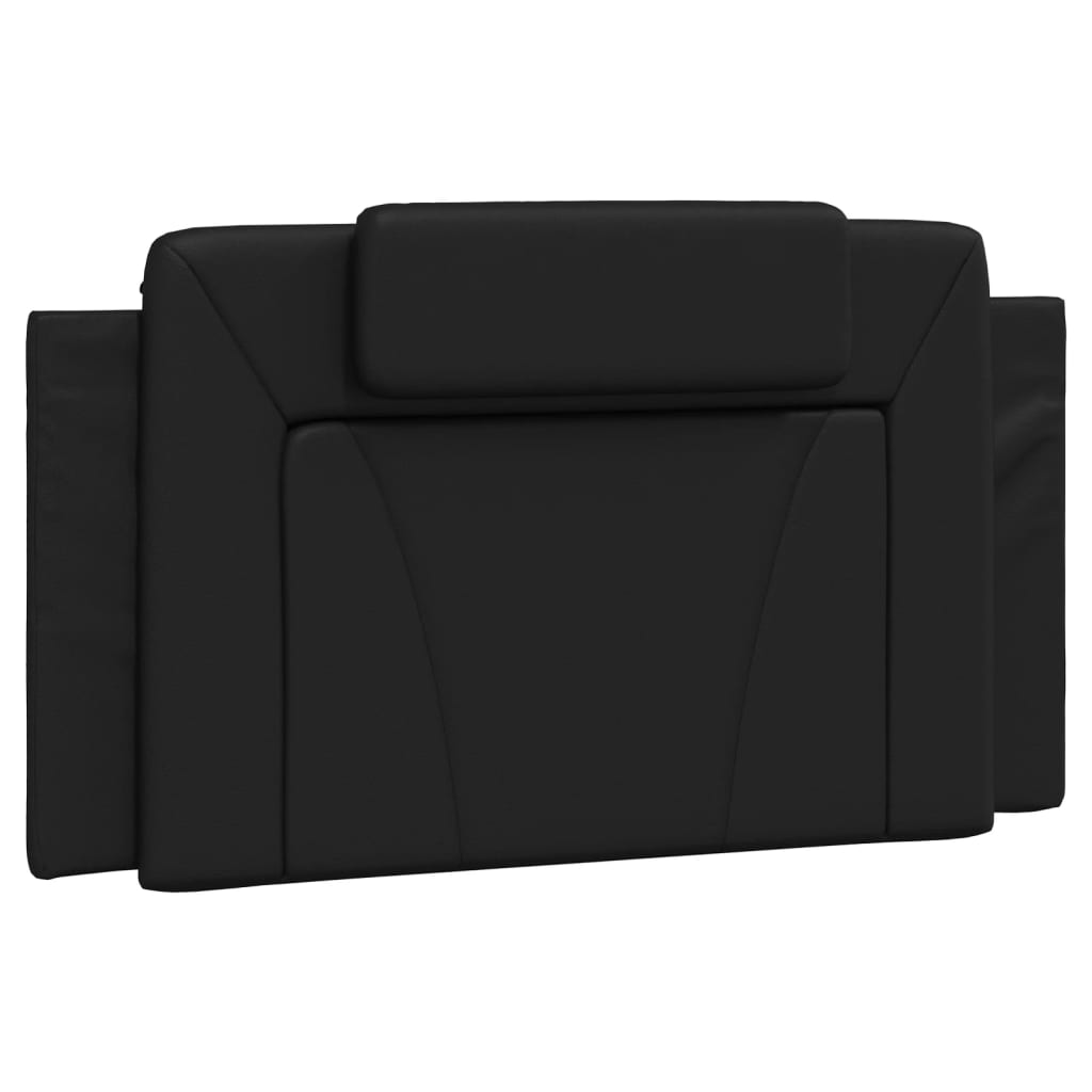 Lit Viana avec matelas noir 100x200 cm similicuir - XIOS