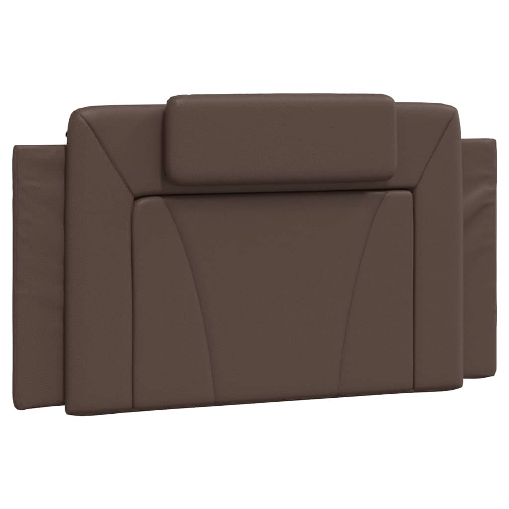 Lit Viana avec matelas marron 100x200 cm similicuir - XIOS