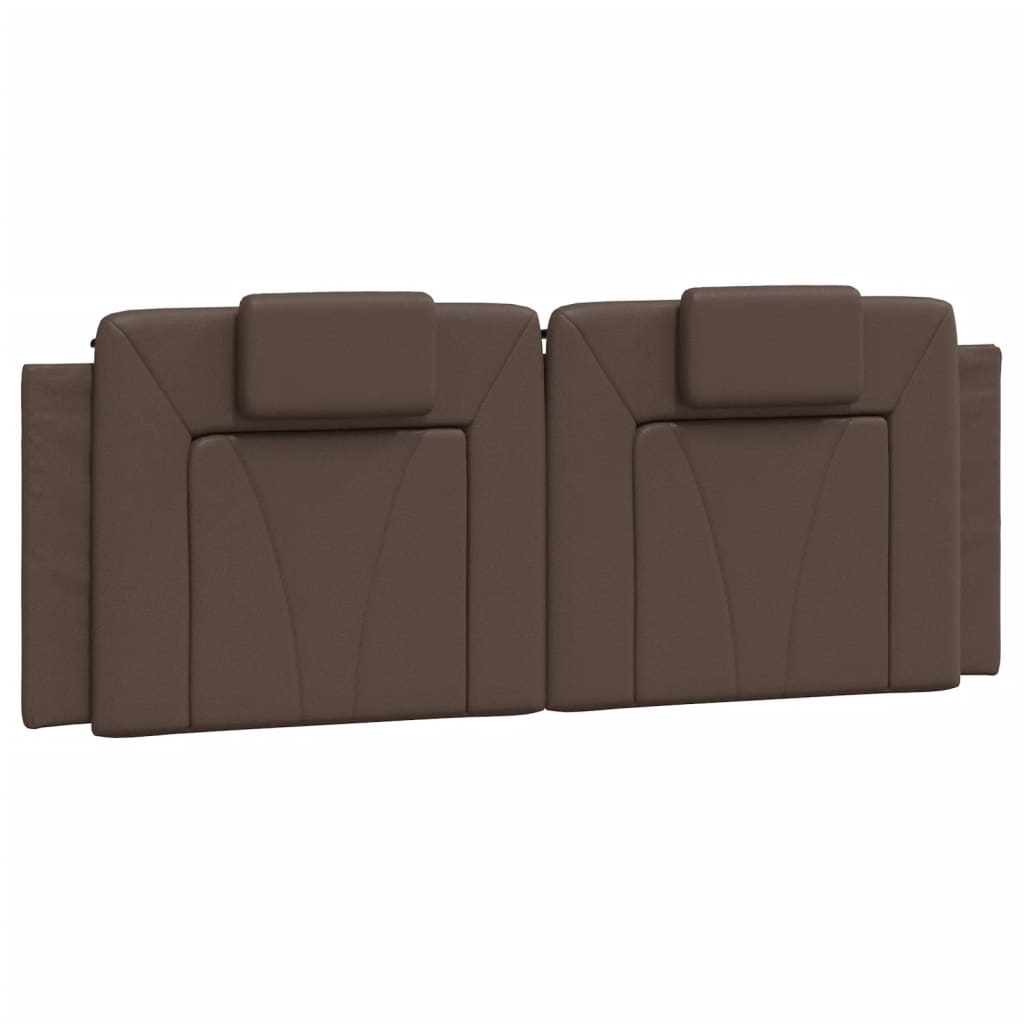 Lit Viana avec matelas marron 120x200 cm similicuir - XIOS