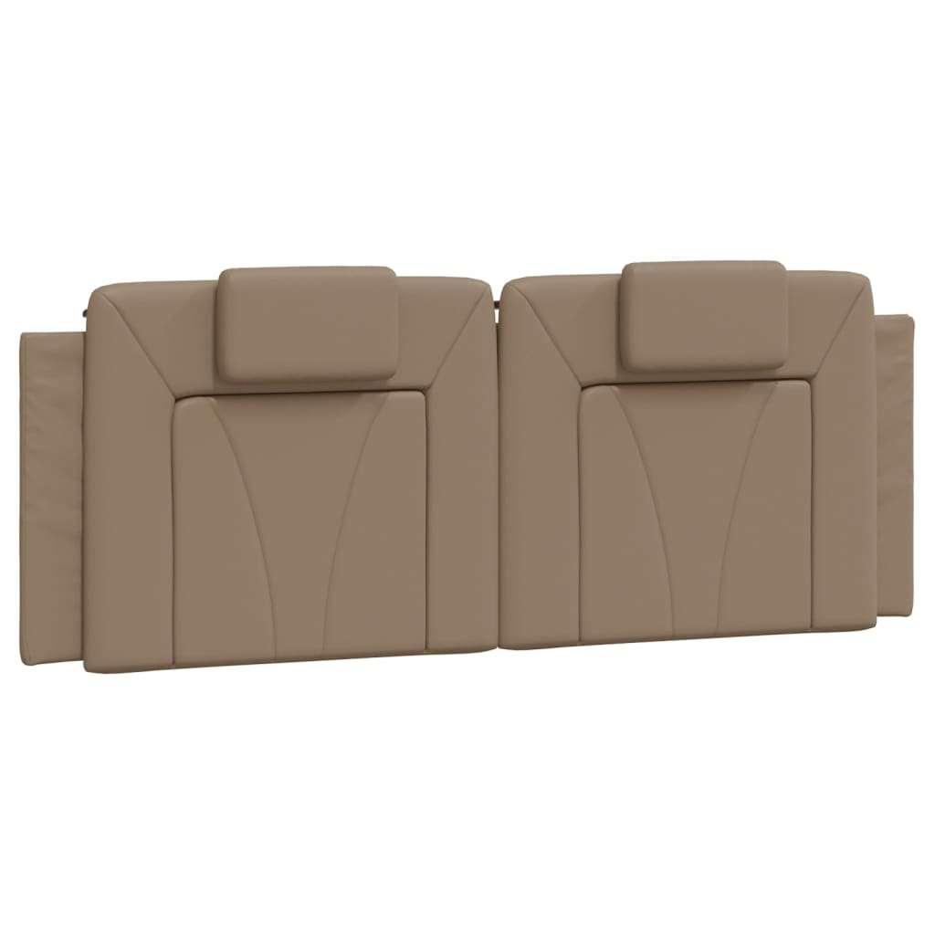 Lit Viana avec matelas cappuccino 120x200 cm similicuir - XIOS