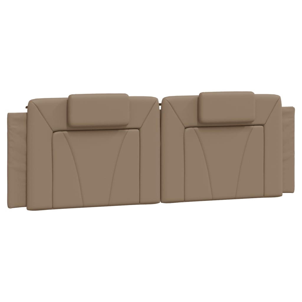 Lit Viana avec matelas cappuccino 160x200 cm similicuir - XIOS