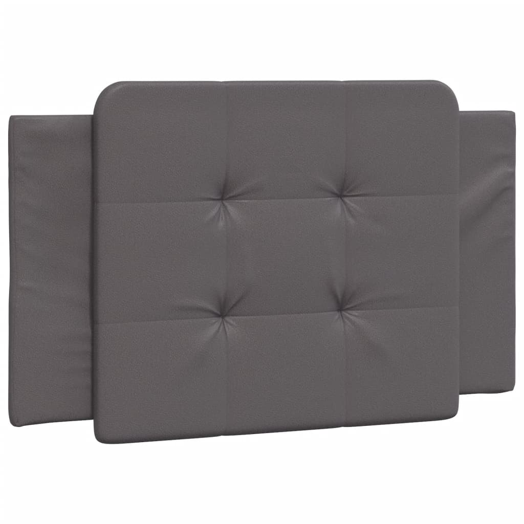 Cadre de lit sans matelas Zadar gris 80x200 cm similicuir - XIOS